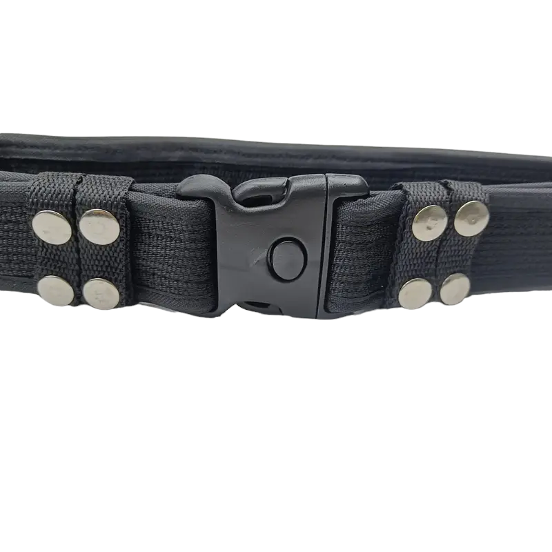 LOC Push Button Black Fiber Combat Belt