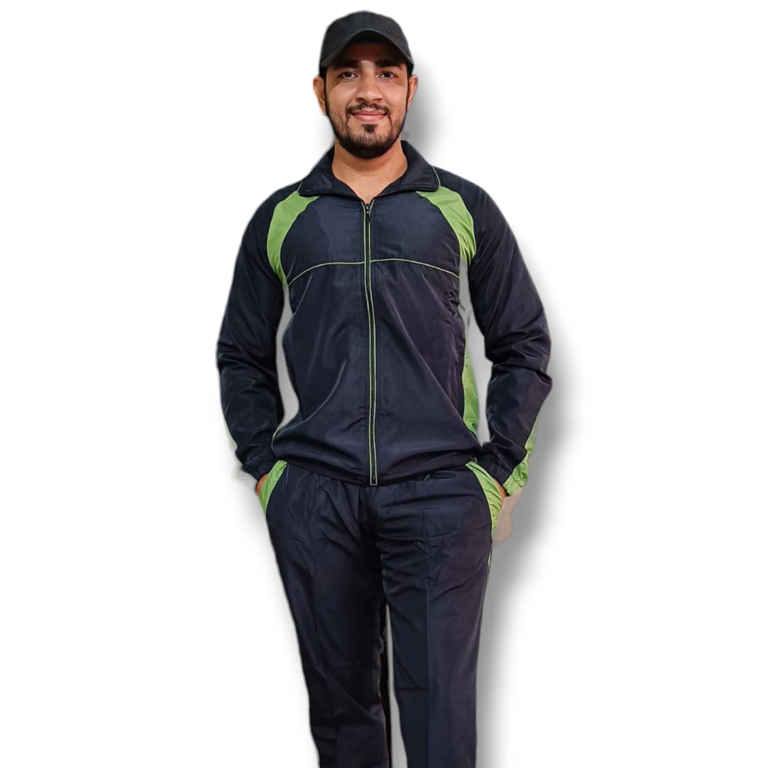 S&amp;S Green/Black Tracksuits
