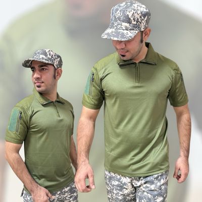 Military Green Half Sleeve Tactical T Shirt