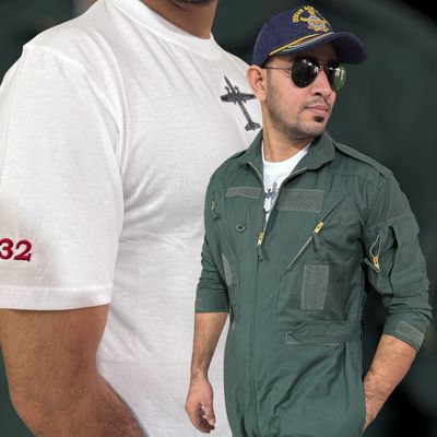 Transporter Aircraft White T Shirt