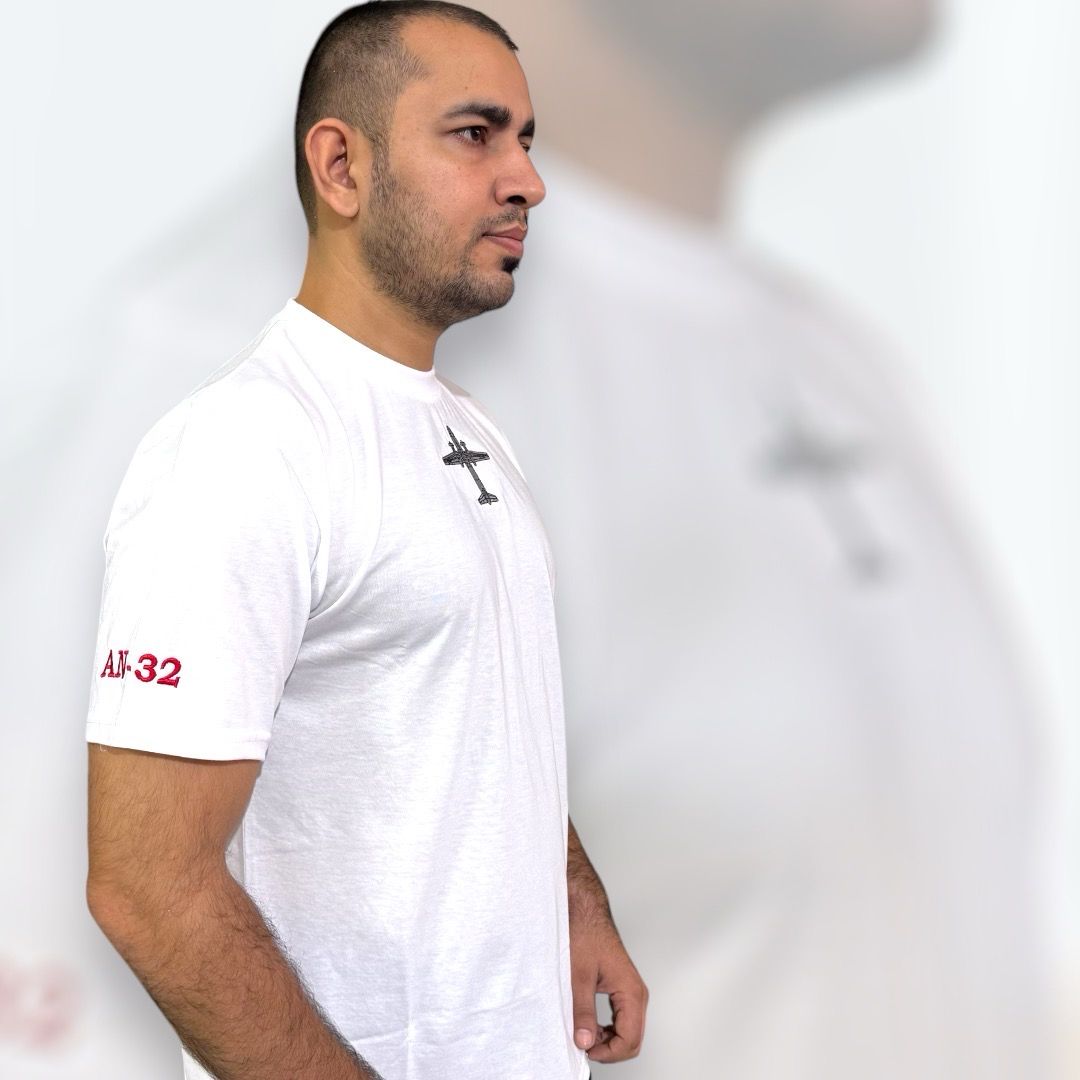 Transporter Aircraft White T Shirt