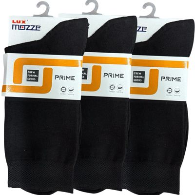  Lux Black Formal Socks