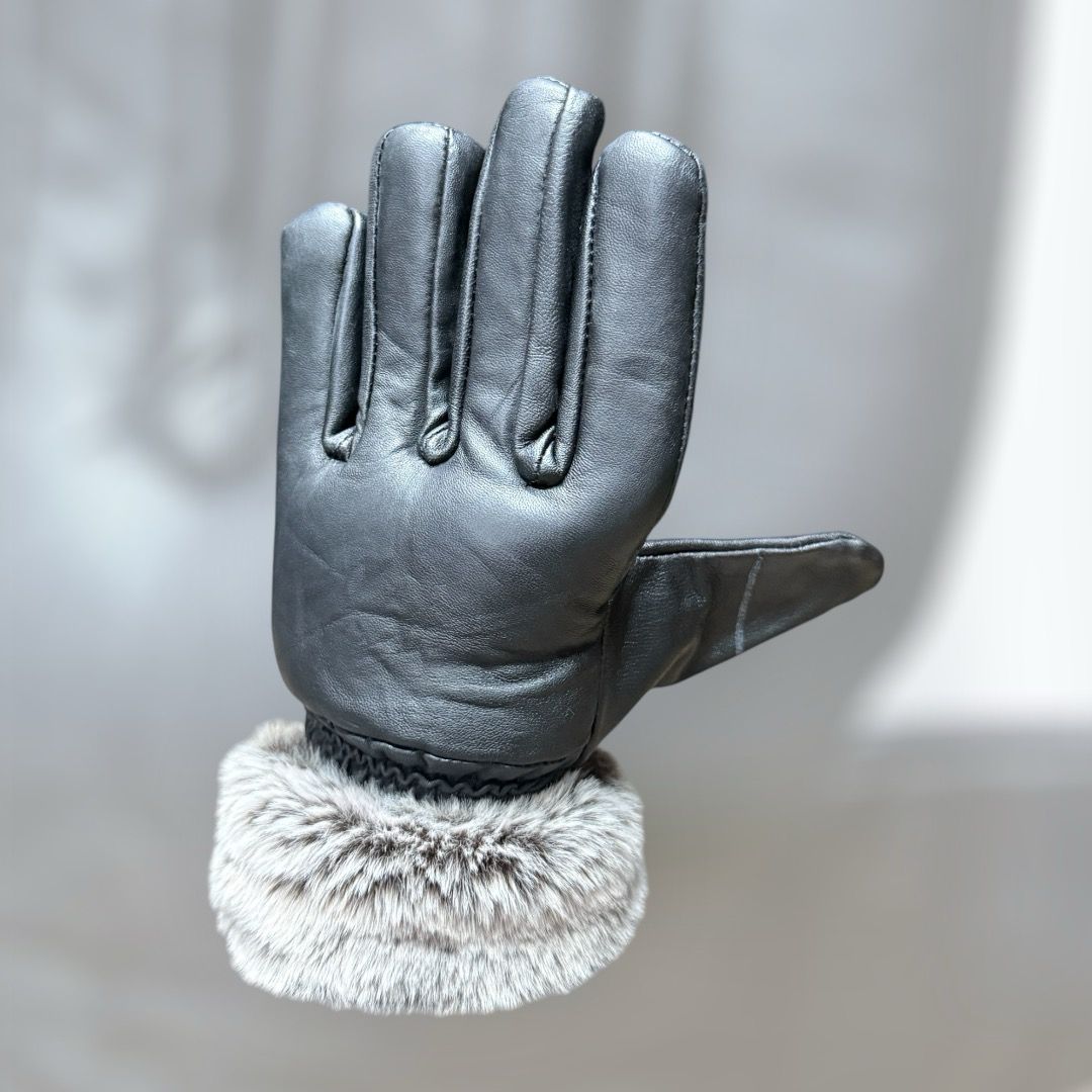 Golden Bell Warm Ladies Leather Gloves
