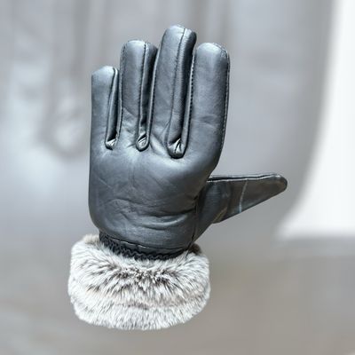 Golden Bell Warm Ladies Leather Gloves