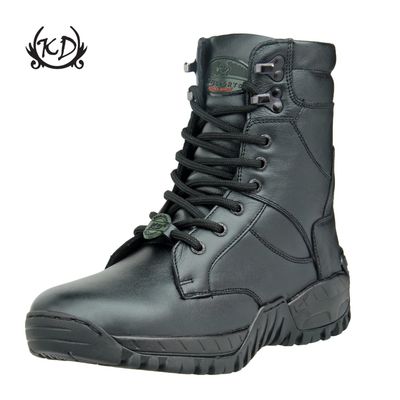 KD Sport&#39;s Full Leather Side Zip Premium Combat Shoe