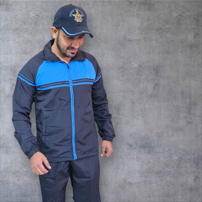Sas Navy/Royal Dobby Tracksuit