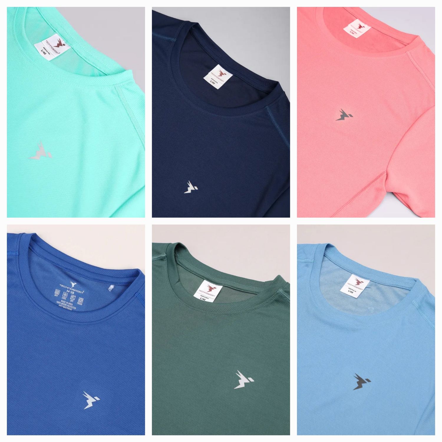 Techno Round Neck Sports T shirt OR10