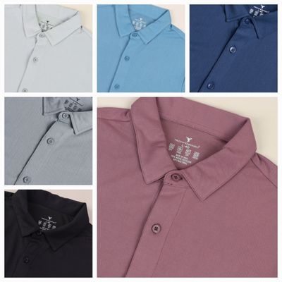 Technosports Casual Half Sleeves Lycra Shirts P822
