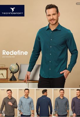 Techno Sports Full Sleeves Casual Shirt P823