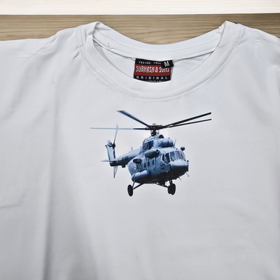 3D Helicopter Lycra T shirt