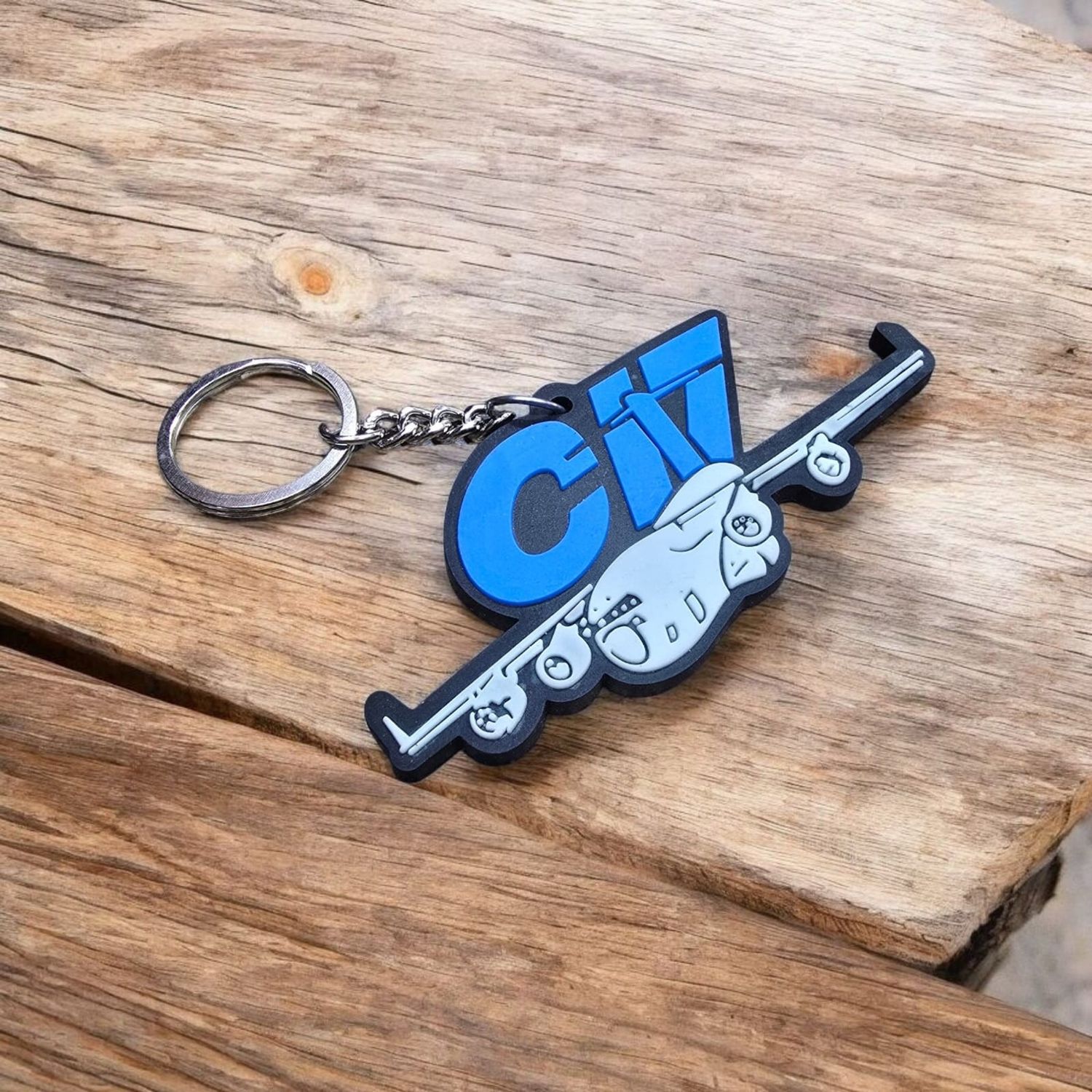 C17 Silicon Keyring