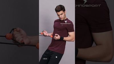 Technosports Cotflex Round Neck T Shirt OR30