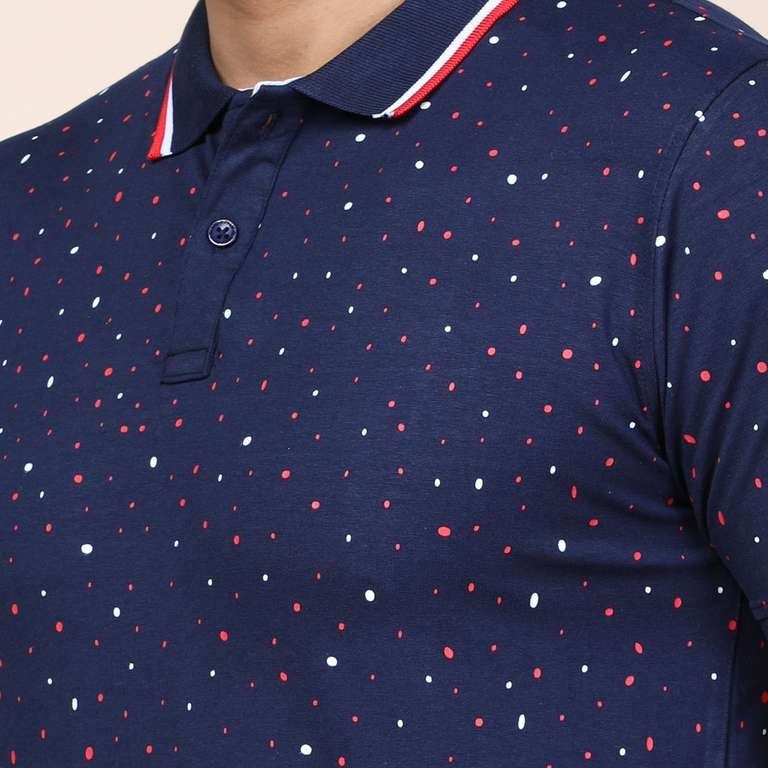 Palm Island Cotton Collar T shirt