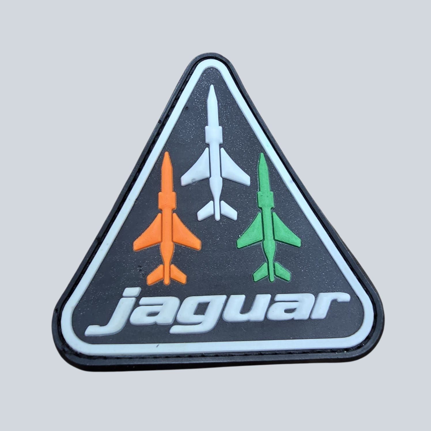 Jaguar Triangle Silicon Overall Patch