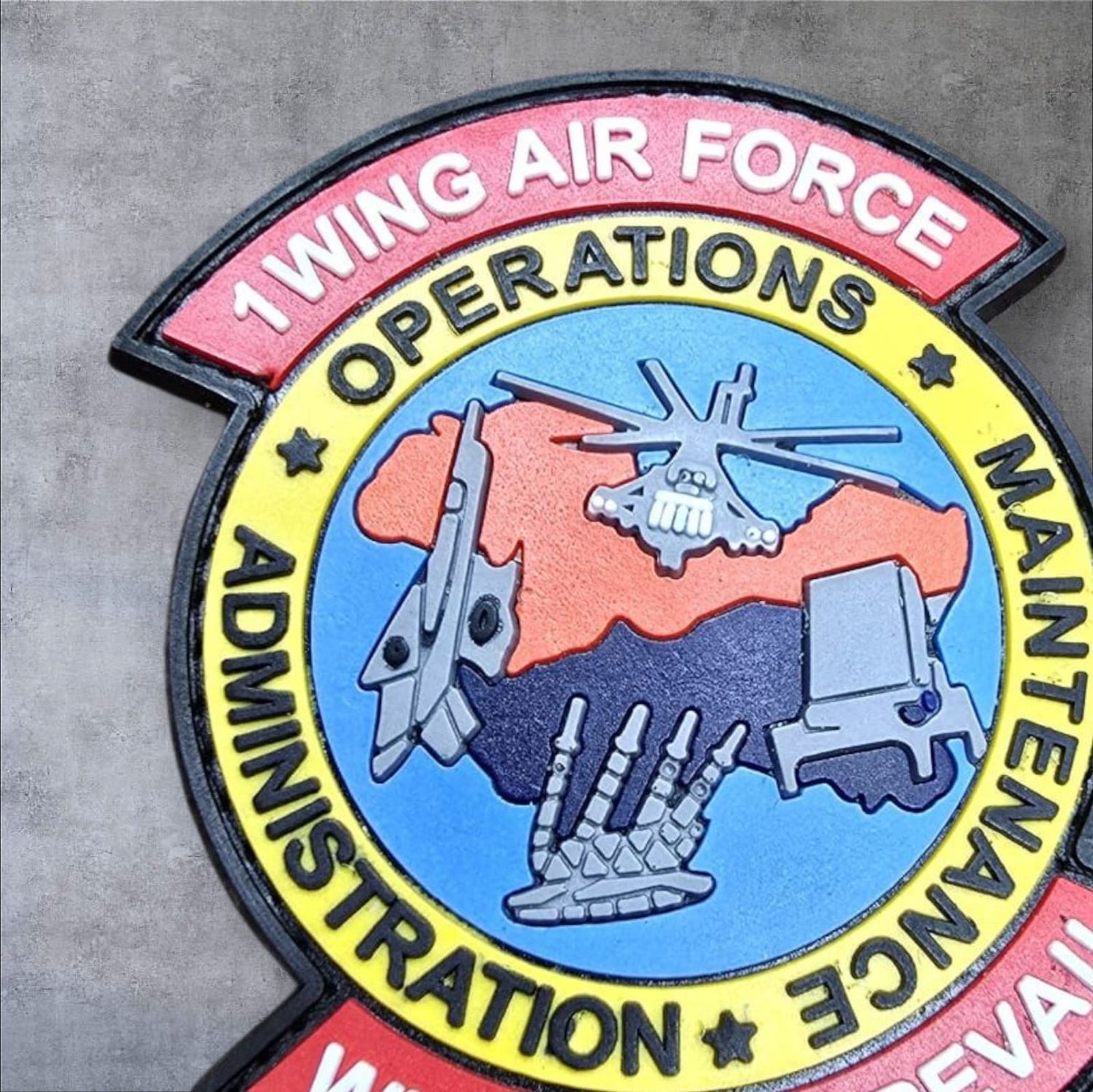 1wing Silicon Overall Patch
