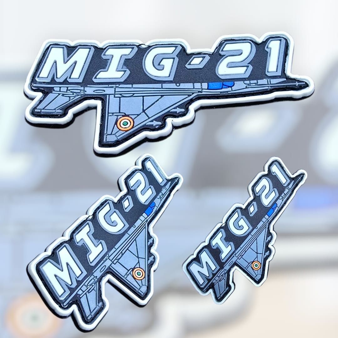 Mig21 Shaped Silicon Overall Patch