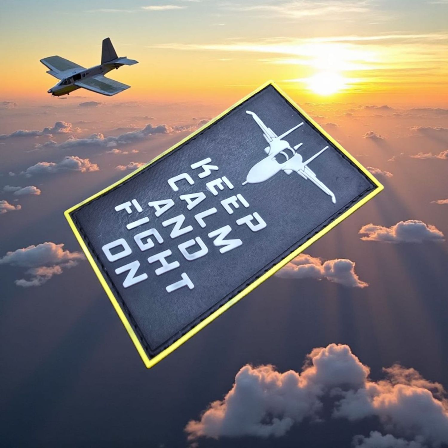 Keep Calm Silicon Patch