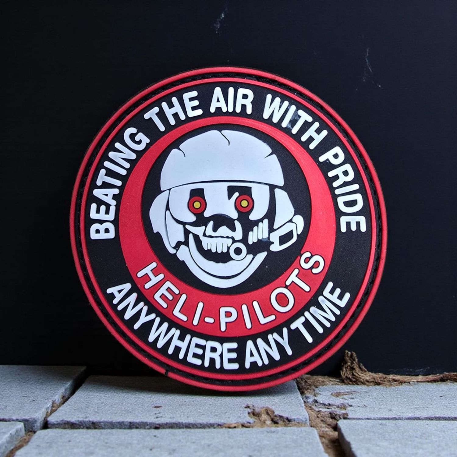 Airforce Helipilot Silicon Patch