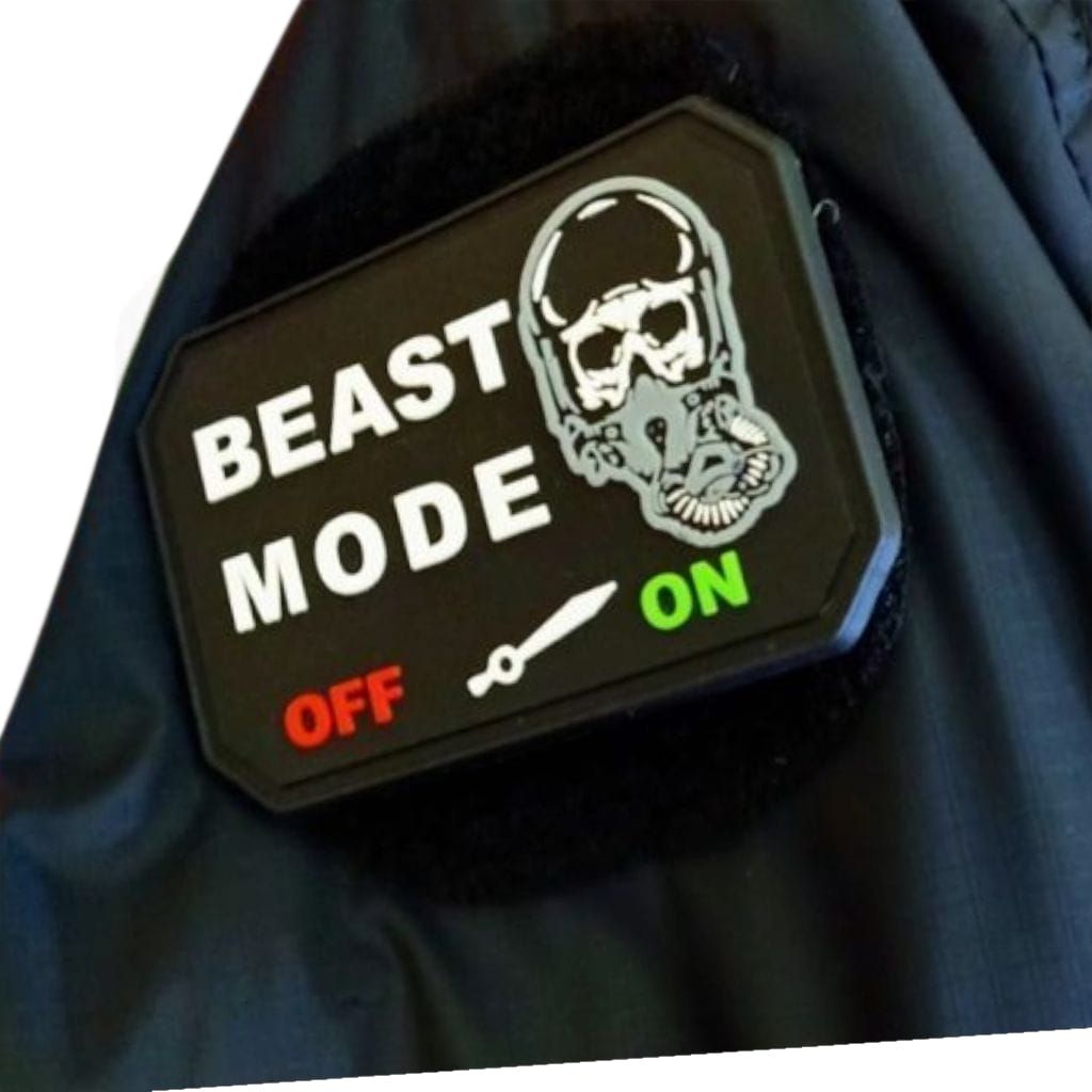 Beast Mode On silicon Arm Patch