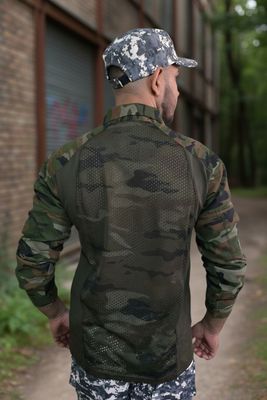 URI Zipper Full Sleeve Tactical T shirt