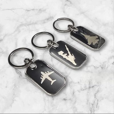3pcs Set Of Mix Aircraft Laser Keyring