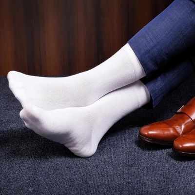 3pcs Foxler White Cotton Socks