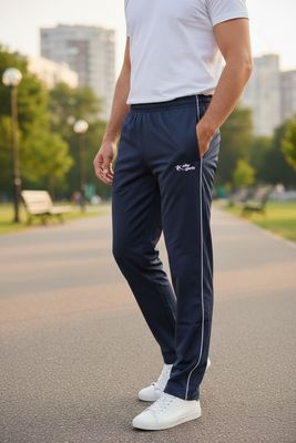 Sky Sports Ns Spandex Blue Trackpant