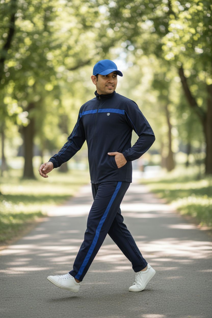 S&amp;S Ns Spandex Navy/Royal Tracksuits 