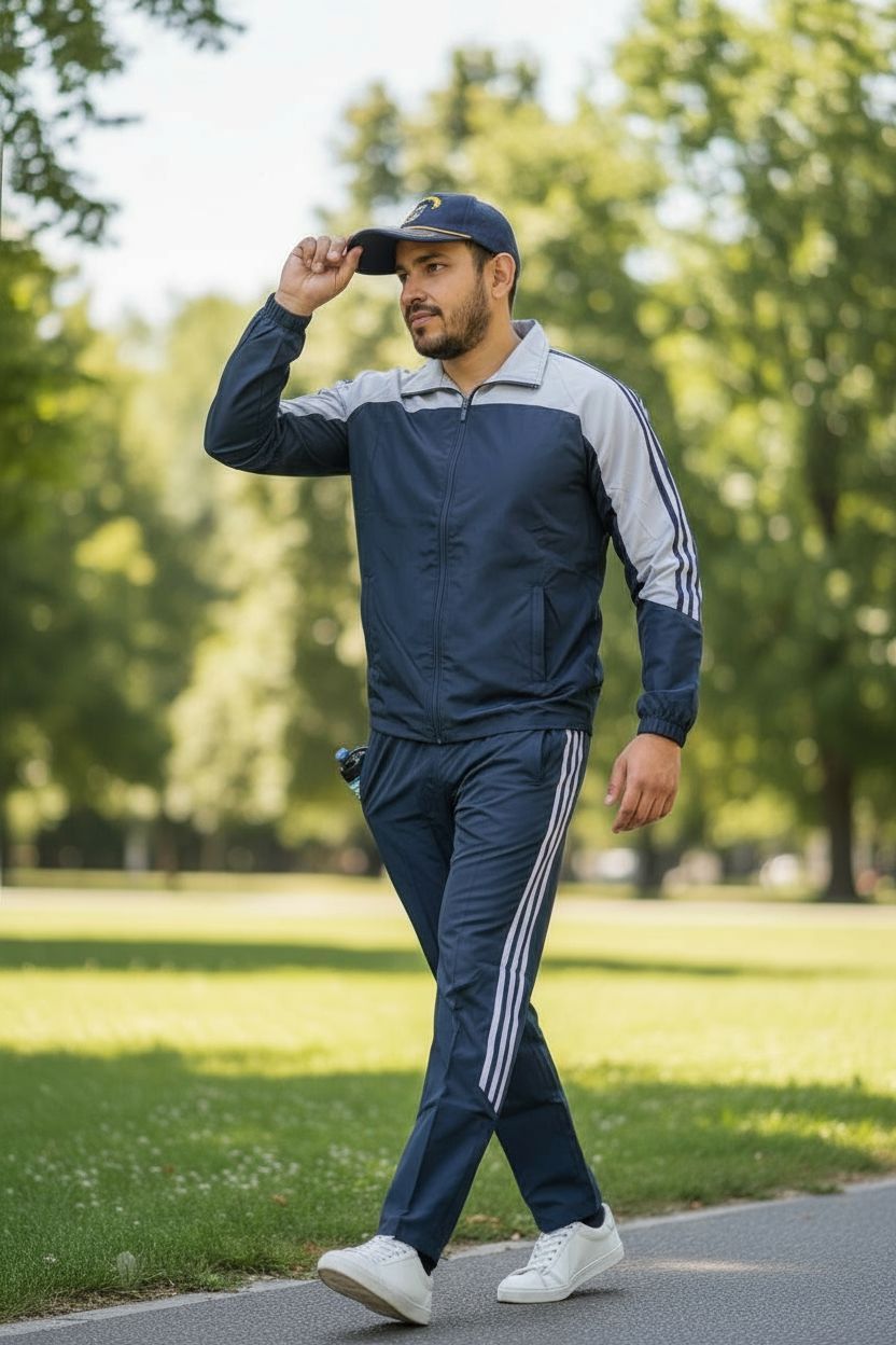 S&amp;S Navy/Grey Tracksuits