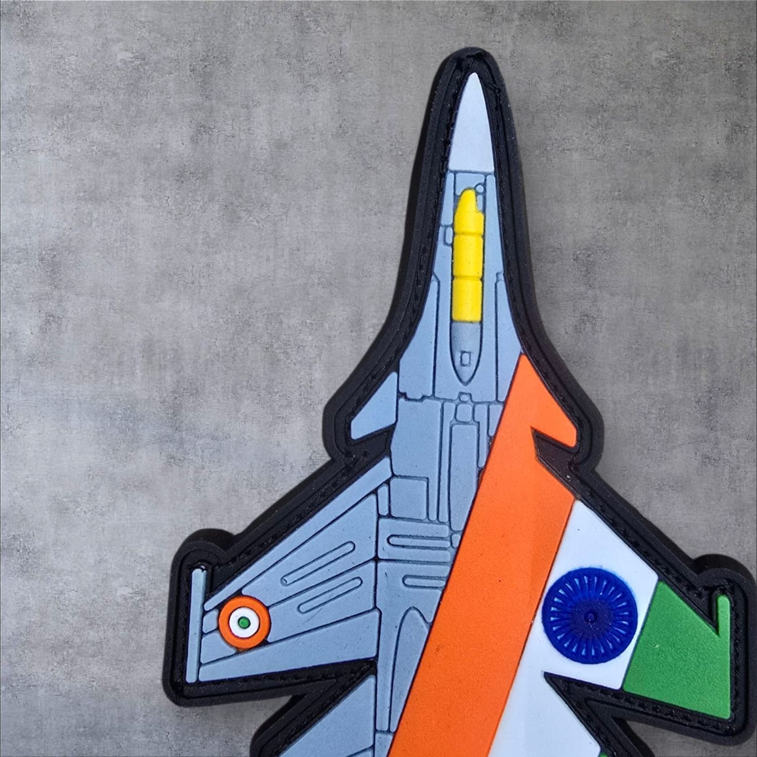 Su30 Tricolour Shaped Silicon Overall Patch