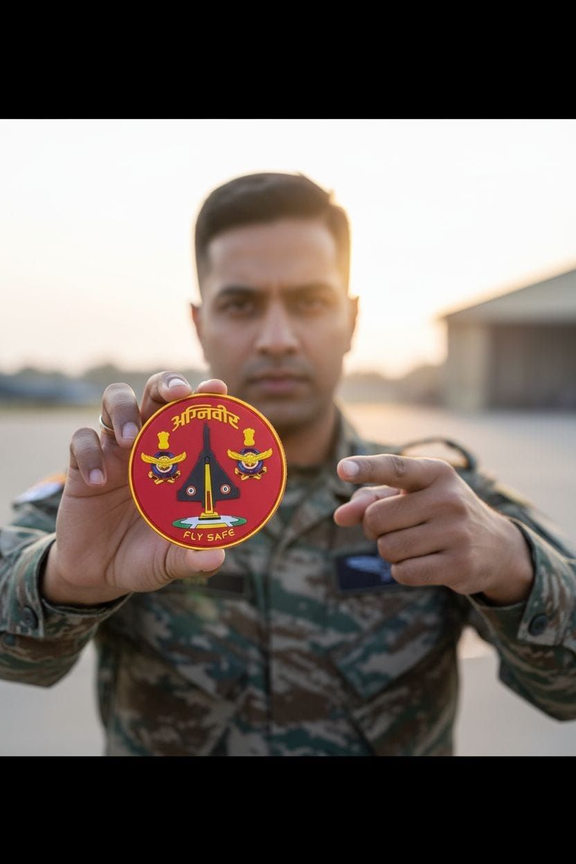 Agniveer Silicon Overall Patch