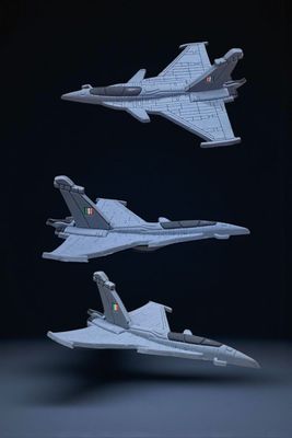 Fighter 3D Silicon Fridge Magnet