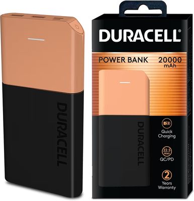 Duracell Powerbank 20000mh