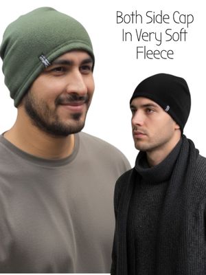 Care Wears Reversal Fleece Cap