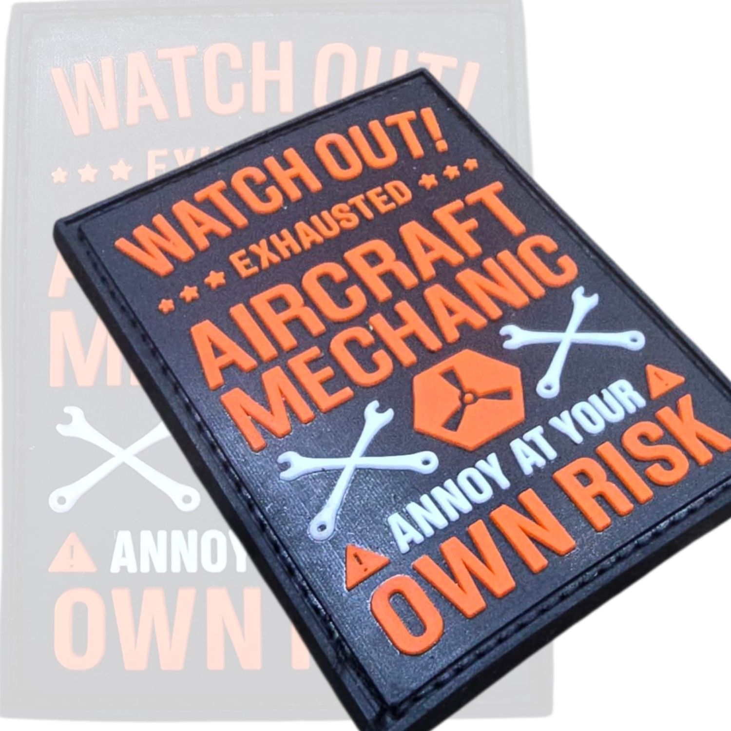 Aircraft Mechanic Silicon Patch