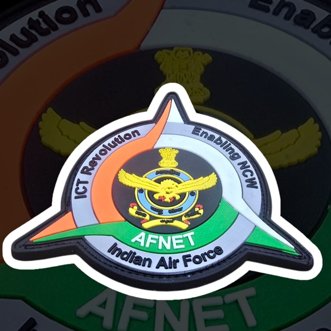 Tricolour AFNET Silicon Patch