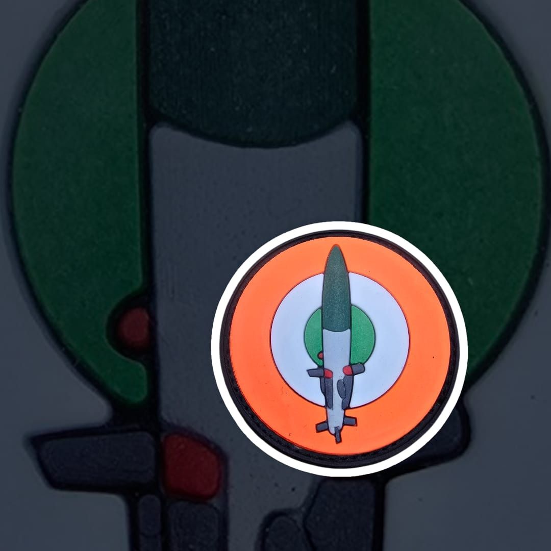 Tricolour Missile Shoulder Silicon Patch