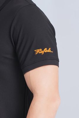 Black Rafale Matty Collar T shirt