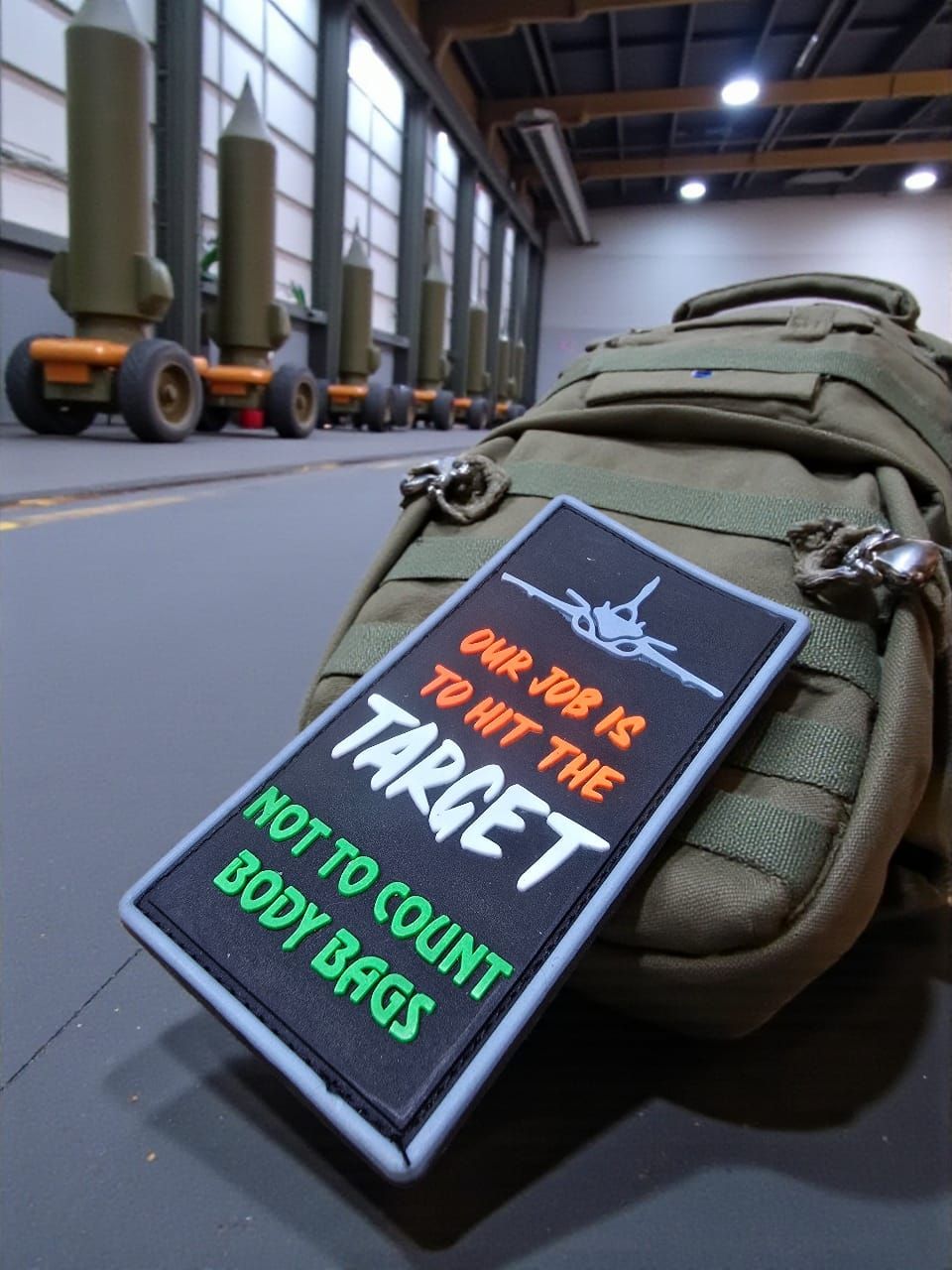 Our Job Rectangle Silicon Overall Patch