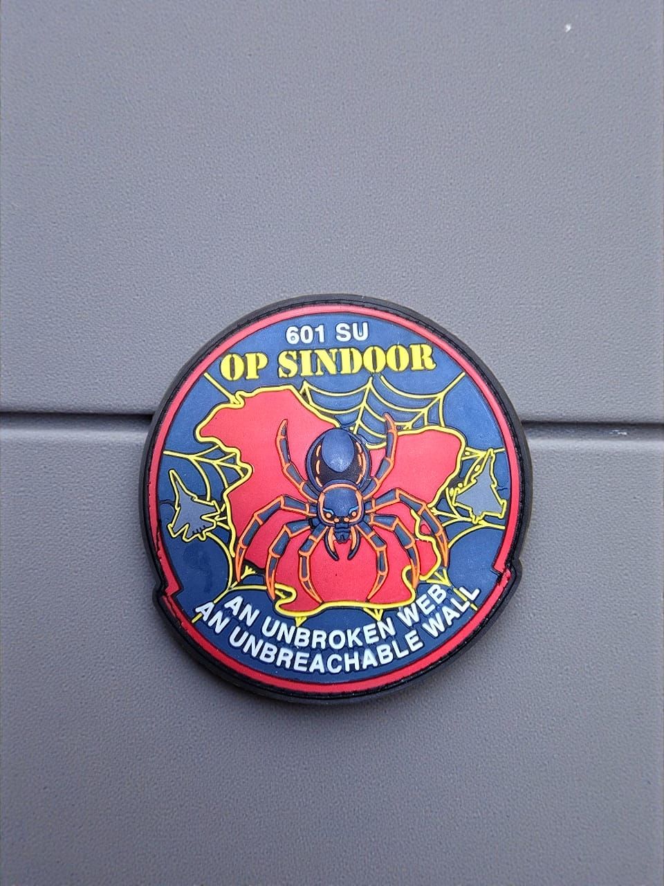 601 SU Op Sindoor Silicon Overall Patch