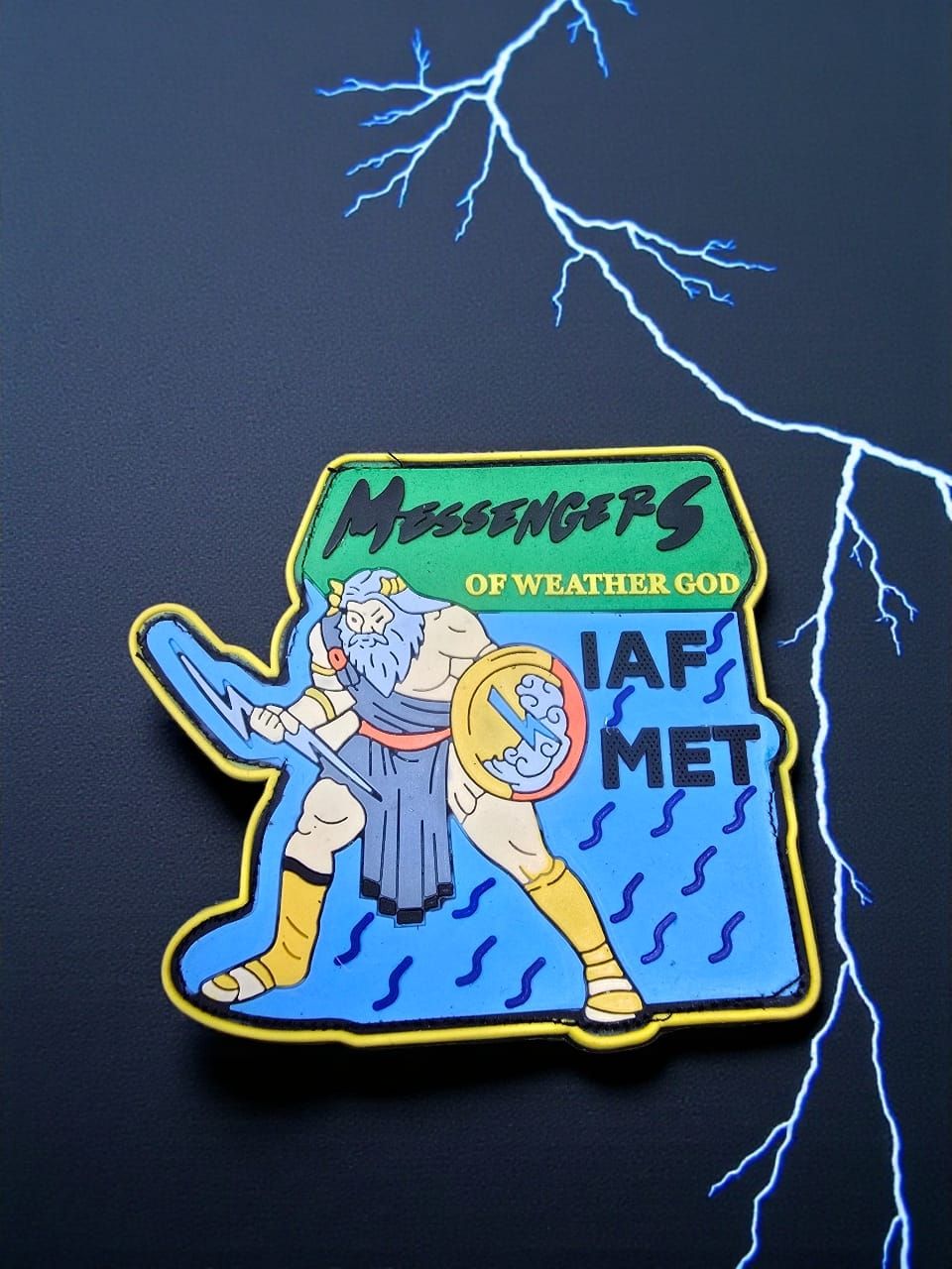 Messengers IAF MET Overall Silicon Patch