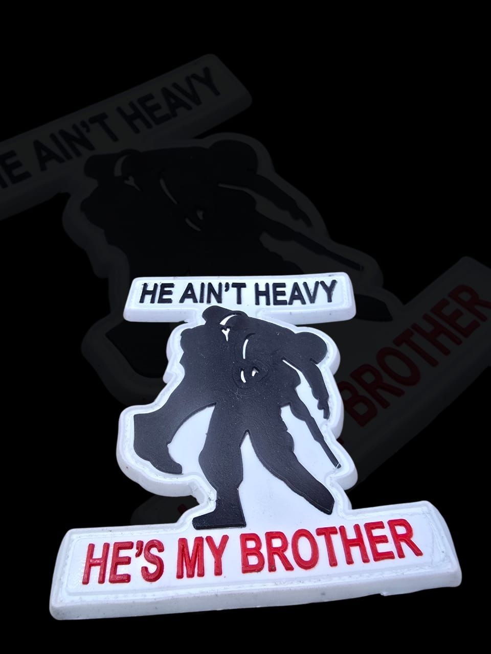 He Is My Brother Silicon Overall Patch