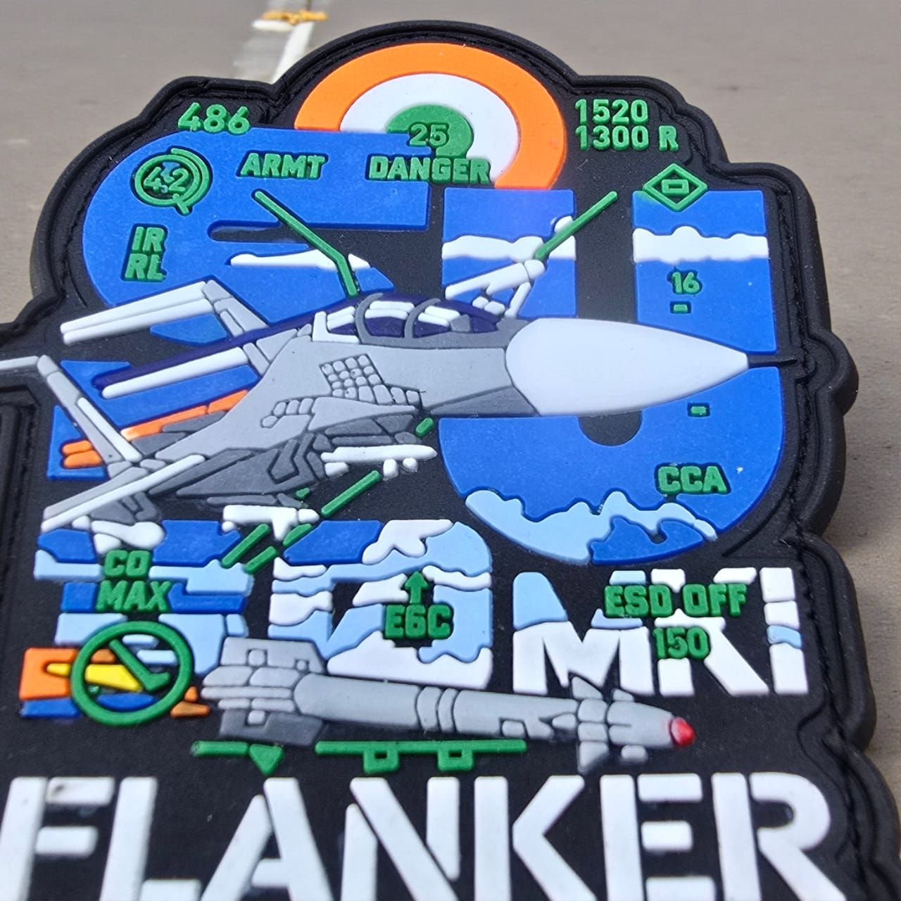 Flanker Silicon Overall Patch