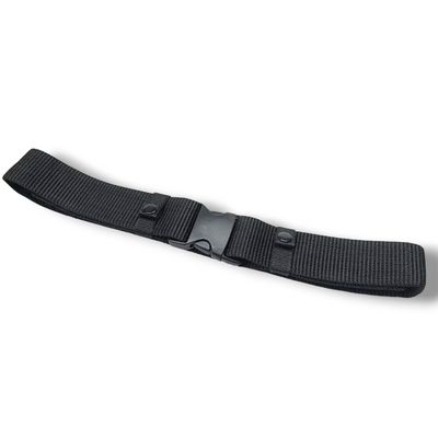 Airforce Push Button Nylon Black Combat Belt
