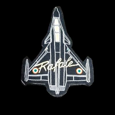 Rafale Shaped Cloth Patch