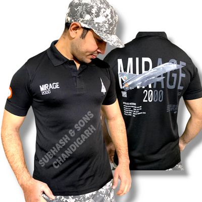 Airforce "Mirage" Drifit Half Sleeve Collar T shirts