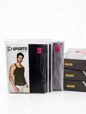 2pcs set Sporto Gym Vest