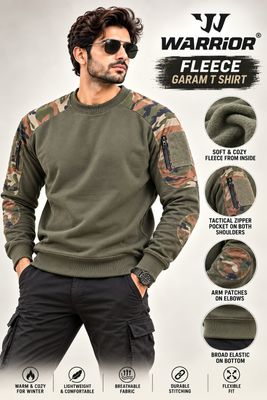 Warrior Round Neck Fleece Garam T shirt 
