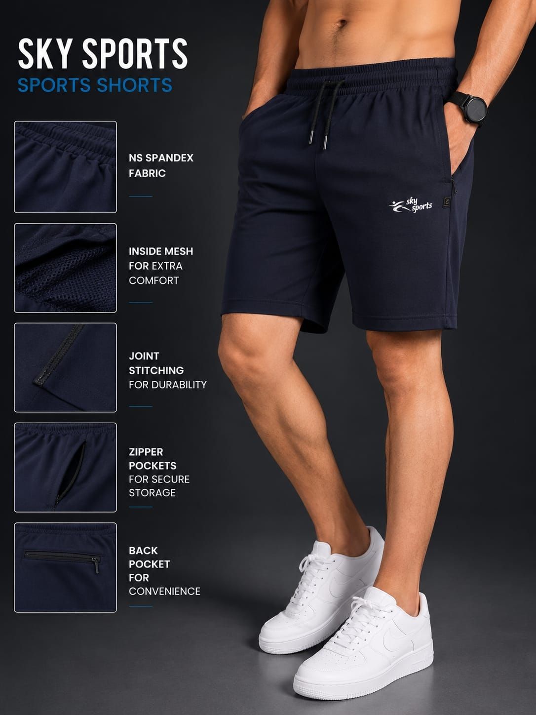 Sky Sports NS Spandex PT Shorts