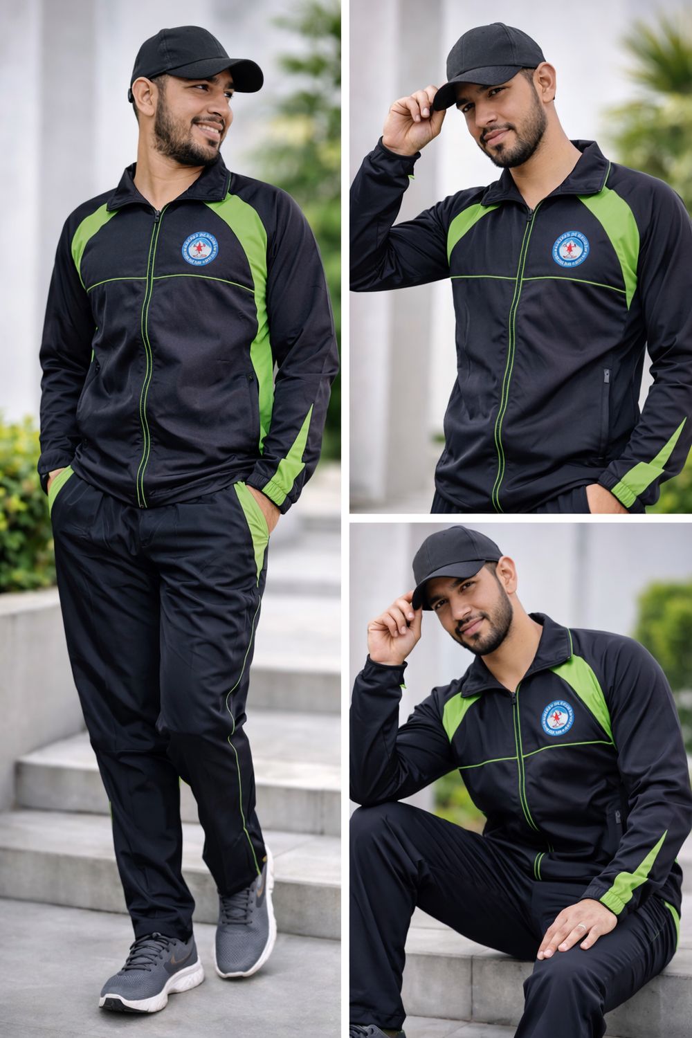 S&amp;S Siachen Warriors Black/Green Tracksuits